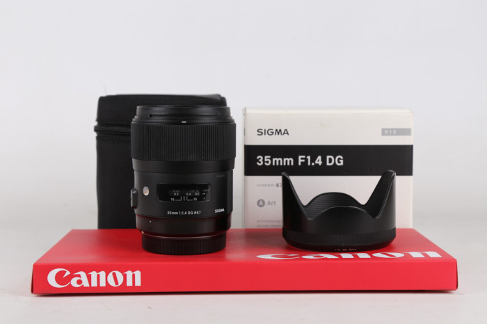 Sigma 35mm f1.4 DG ART Canon main product photo