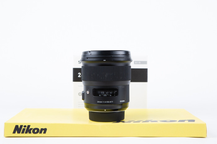 Sigma 24mm f1.4 DG HSM ART Nikon main product photo