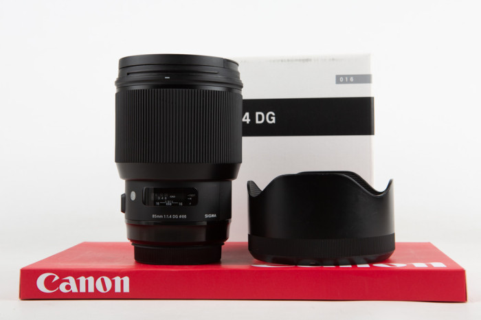Sigma 85mm f1.4 DG HSM Art Canon main product photo