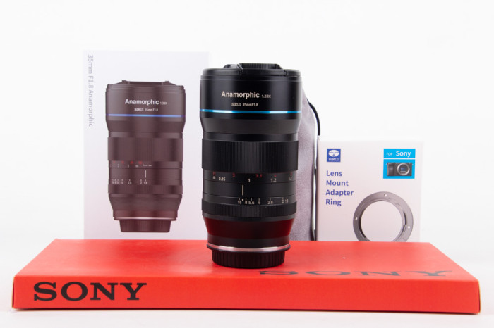 Sirui 35mm f1.8 Anamorphic Sony E main product photo