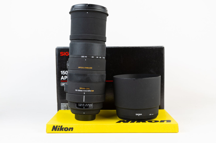 Sigma 150-500mm f 5-6.3 DG OS HSM Nikon main product photo