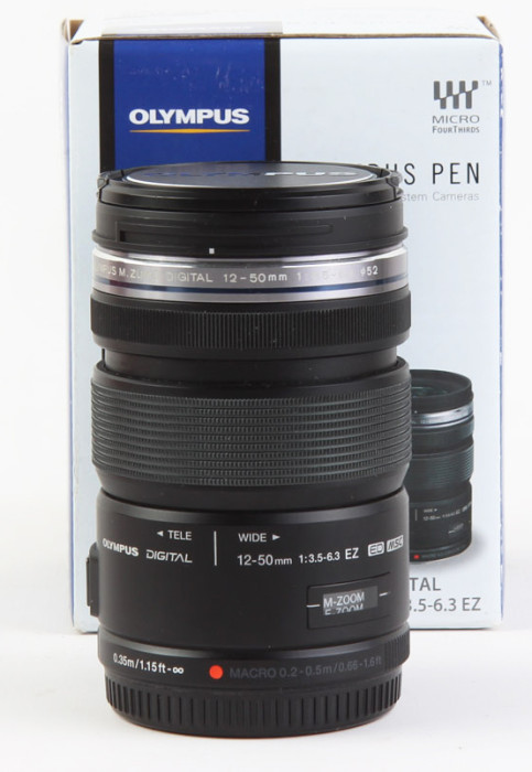 Olympus Zuiko ED 12-50mm f 3.5-6.3 EZ main product photo