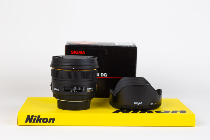 Sigma 50mm f1.4 EX DG HSM Nikon main product photo