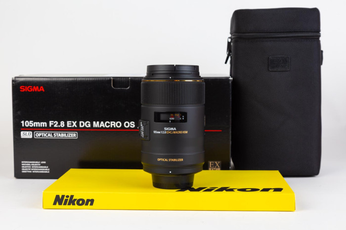 Sigma 105mm 2.8 Macro DG OS HSM Nikon main product photo