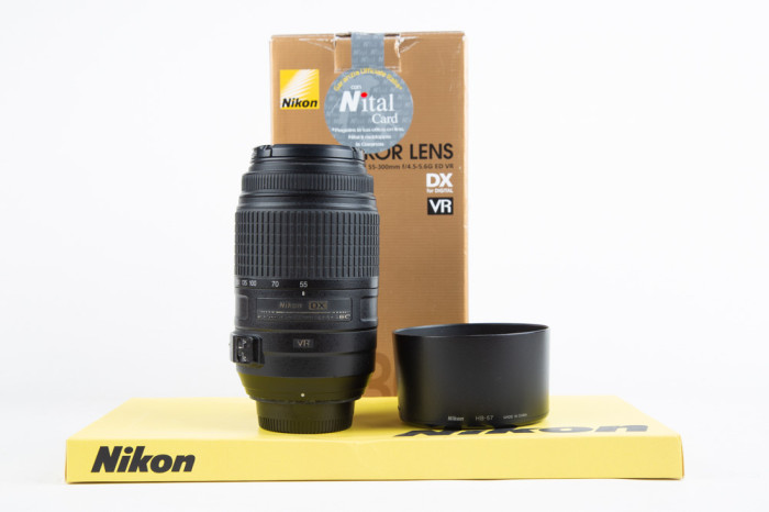 Nikon 55-300mm F4.5-5.6 G ED VR main product photo