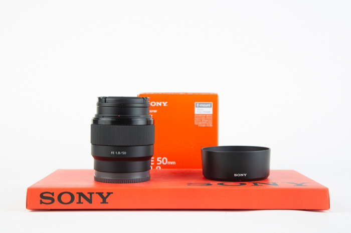 Sony 50mm f1.8 FE E-Mount main product photo