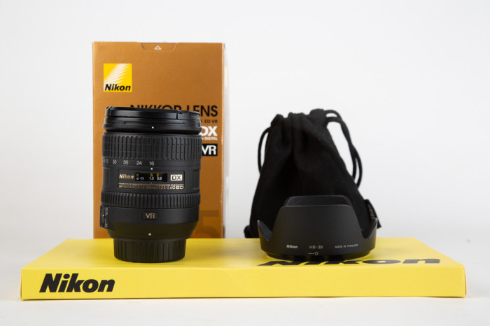 Nikon 16-85mm f3.5-5.6 G ED VR main product photo