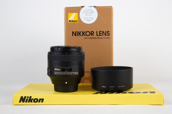 Nikon 85mm f1.8 G main product photo