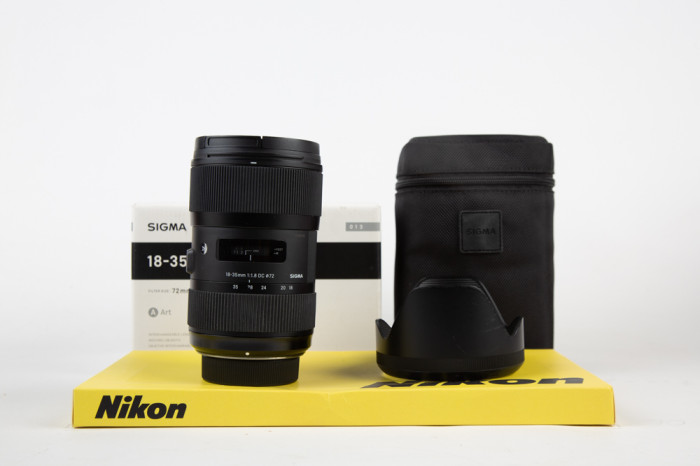 Sigma 18-35mm f1.8 DC HSM Art Nikon main product photo