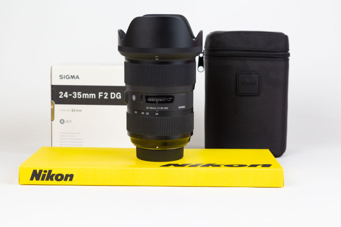 Sigma 24-35mm F2.0 DG HSM Art Nikon main product photo