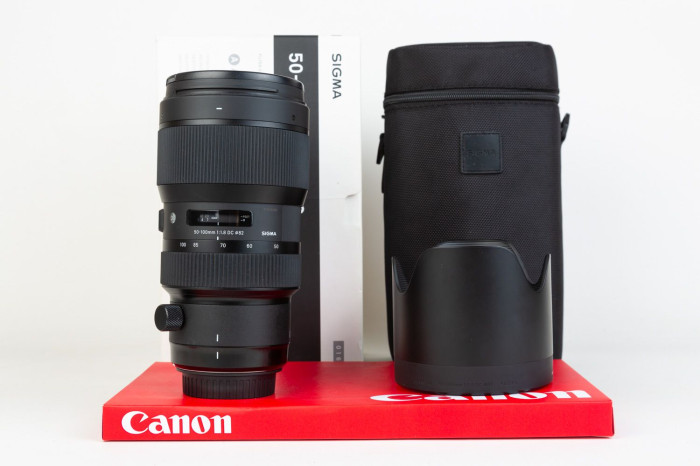 Sigma 50-100mm f1.8 DC HSM Art Canon main product photo