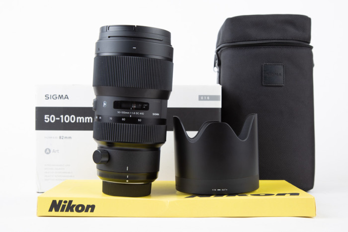 Sigma 50-100mm f1.8 DC HSM Art Nikon main product photo