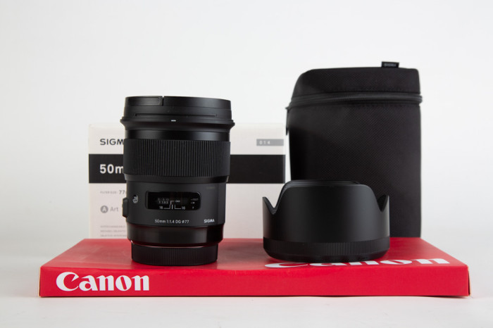 Sigma 50mm f1.4 ART Canon main product photo