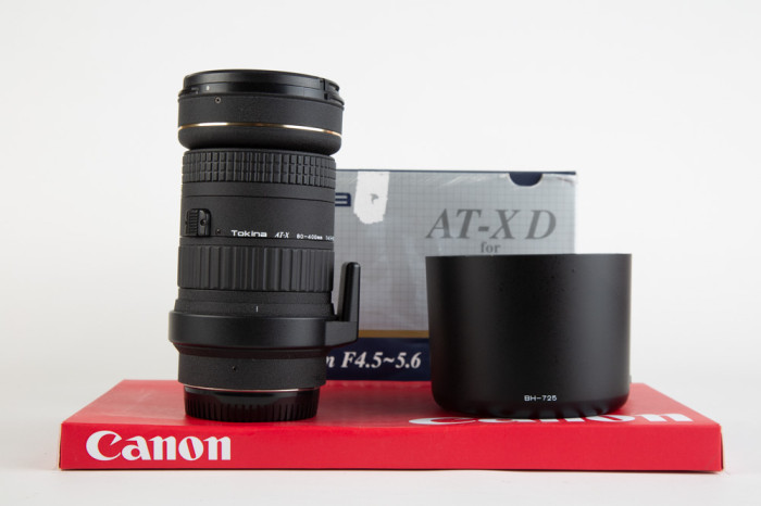 Tokina 80-400mm f4.5-5.6 AT-X D Canon main product photo