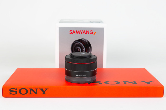 Samyang 35mm f2.8 AF FE Sony E main product photo
