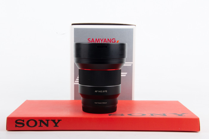 Samyang 14mm F2.8 AF Sony E main product photo
