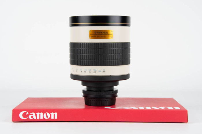 Samyang 800mm f8 catadiottrico Canon EF main product photo