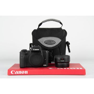 Canon eos M50 mark II + Adattatore EF-EOS M + Custodia
