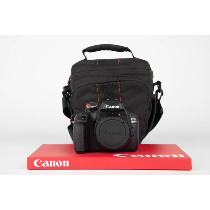 Canon 4000D + borsa main product photo