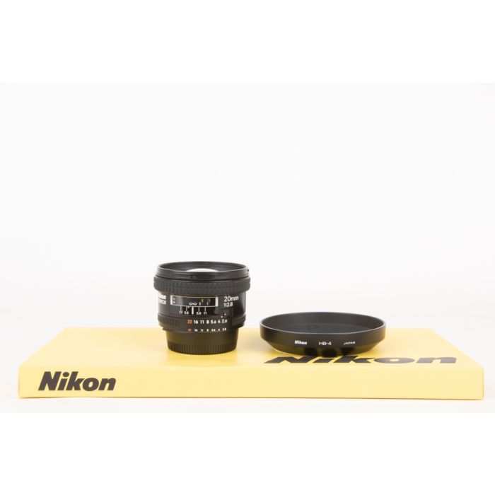 Nikon 20mm f2.8 D main product photo