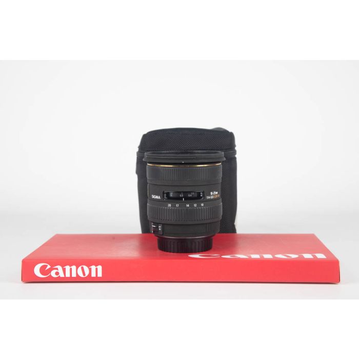 Sigma 10-20mm f4-5.6 EX DC HSM Canon main product photo