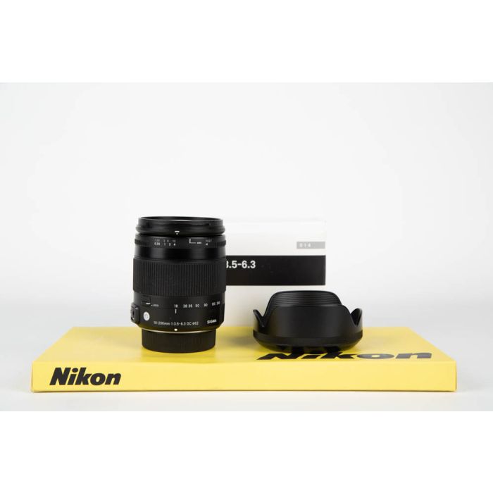 Sigma 18-200mm F3.5-6.3 DC Macro OS HSM Contemporary Nikon main product photo