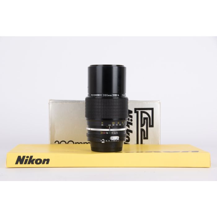 Nikon 200mm F4 Ai-S main product photo