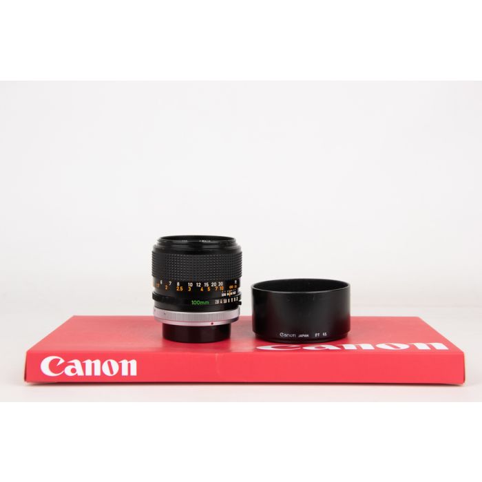 Canon FD 100mm f2.8 S.S.C. main product photo