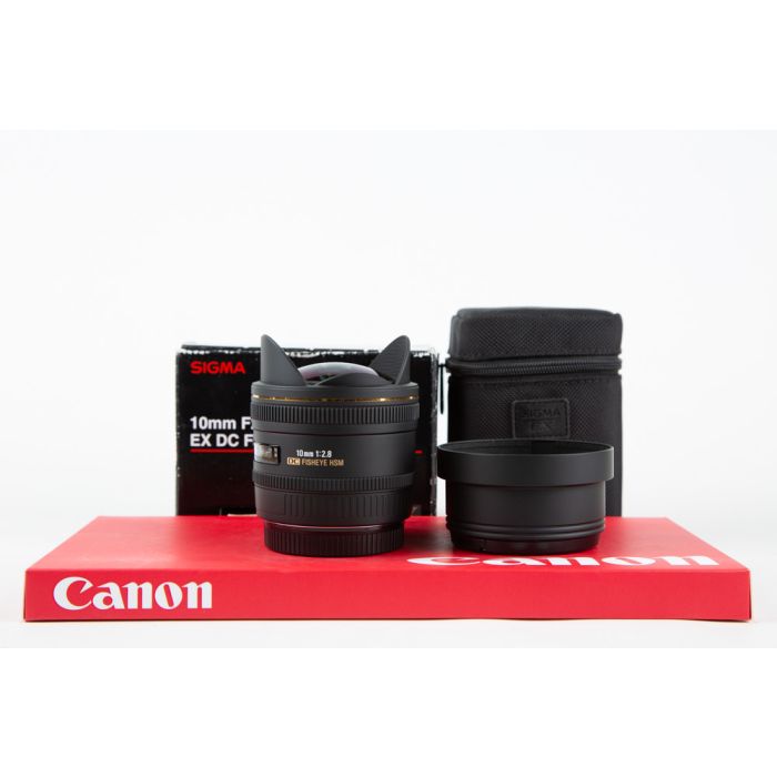 Sigma 10mm f2.8 EX DC Fisheye Canon main product photo