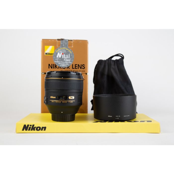 Nikon 85mm f1.4 G main product photo
