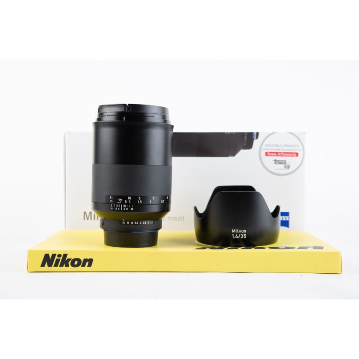 Zeiss Milvus 35mm f1.4 ZF.2 Attacco Nikon main product photo