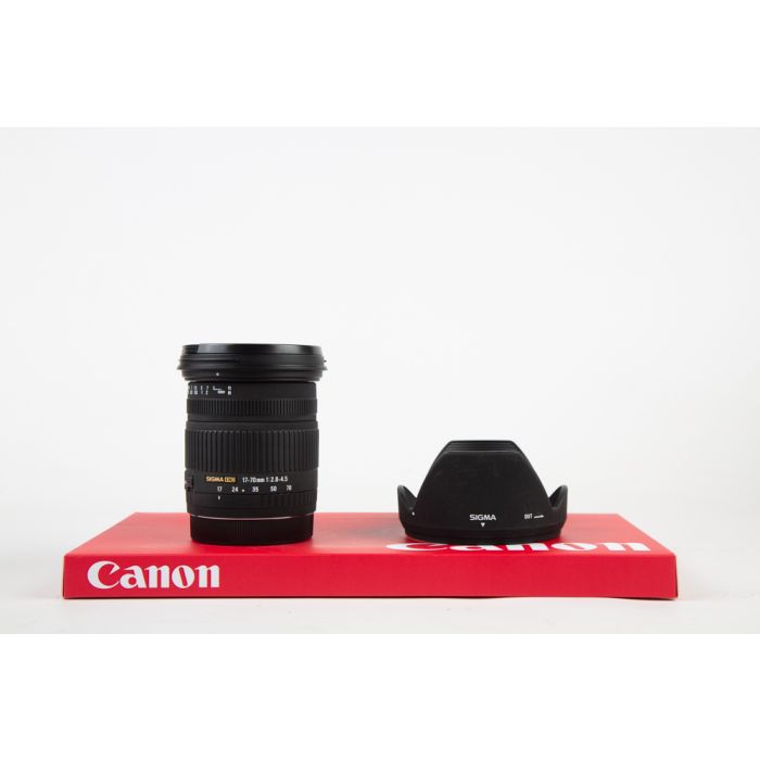 Sigma 17-70mm f2.8-4.5 DC Macro Canon main product photo