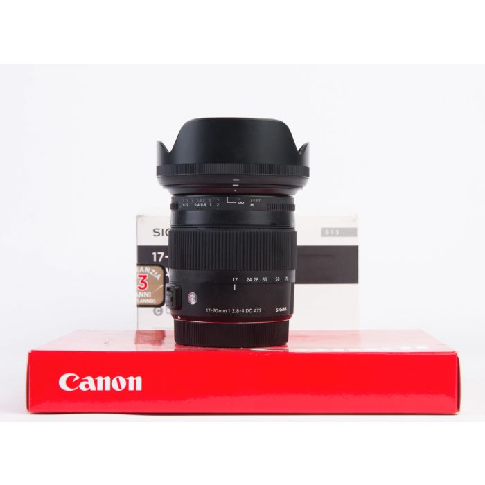 Sigma 17-70mm f2.8-4 DC OS HSM Macro C Canon main product photo