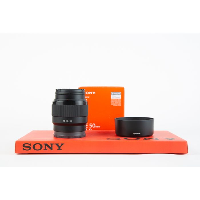 Sony 50mm f1.8 FE E-Mount main product photo