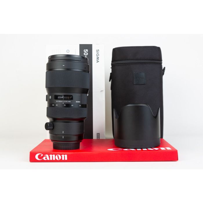 Sigma 50-100mm f1.8 DC HSM Art Canon main product photo