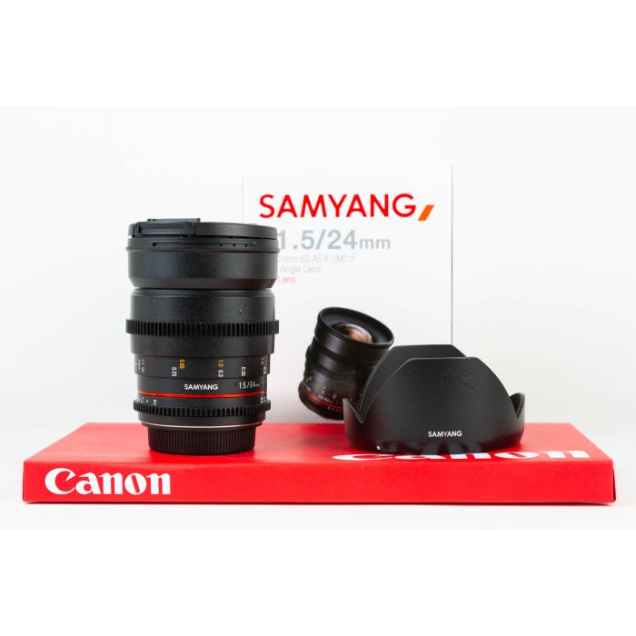 Samyang 24mm T1.5 VDSLR ED AS IF UMC Canon main product photo