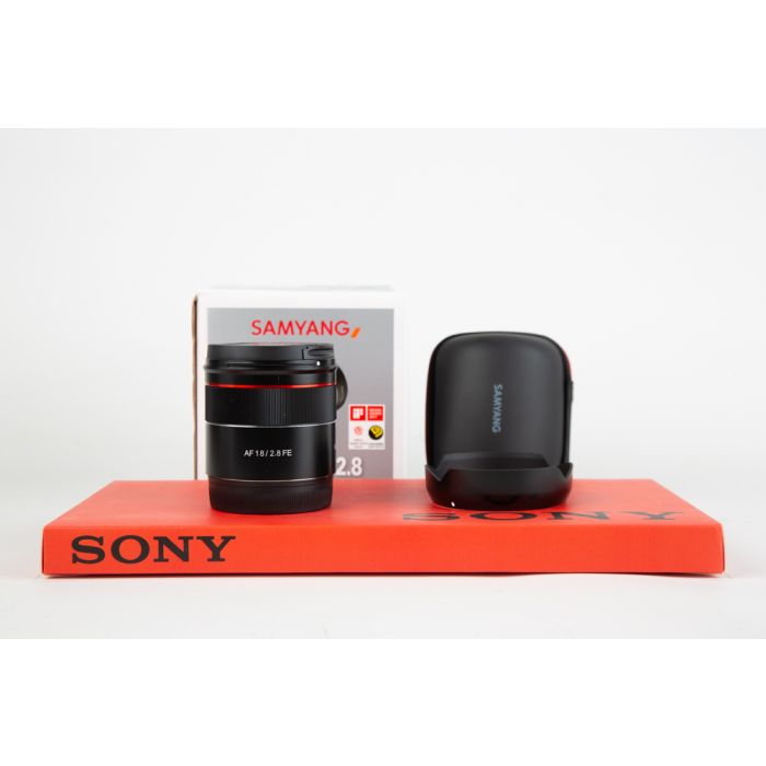 Samyang 18mm f2.8 AF FE Sony E main product photo