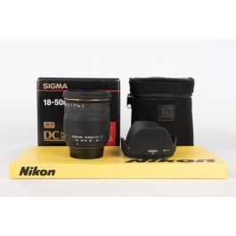 Sigma 18-50mm f2.8 EX DC Nikon
