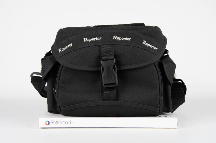 Borsa Reporter piccola nera logo main product photo