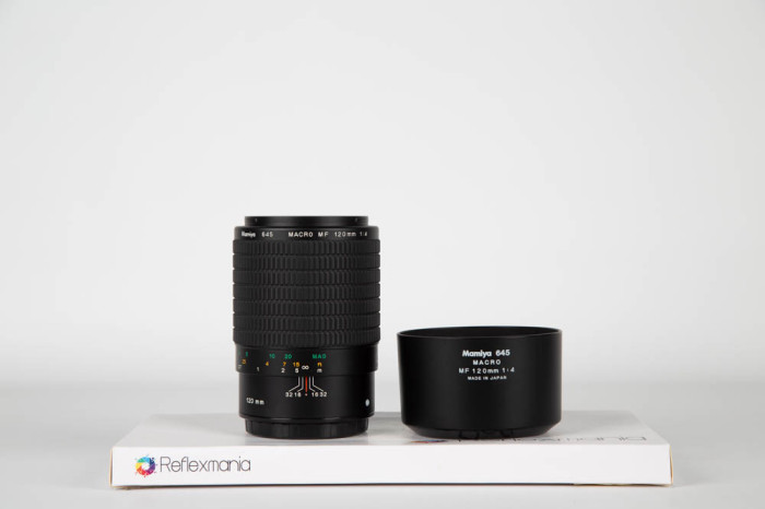 Mamiya 120mm F4 Macro MF 645 main product photo