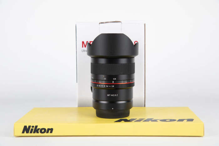 Samyang 14mm f2.8 MF Nikon Z main product photo
