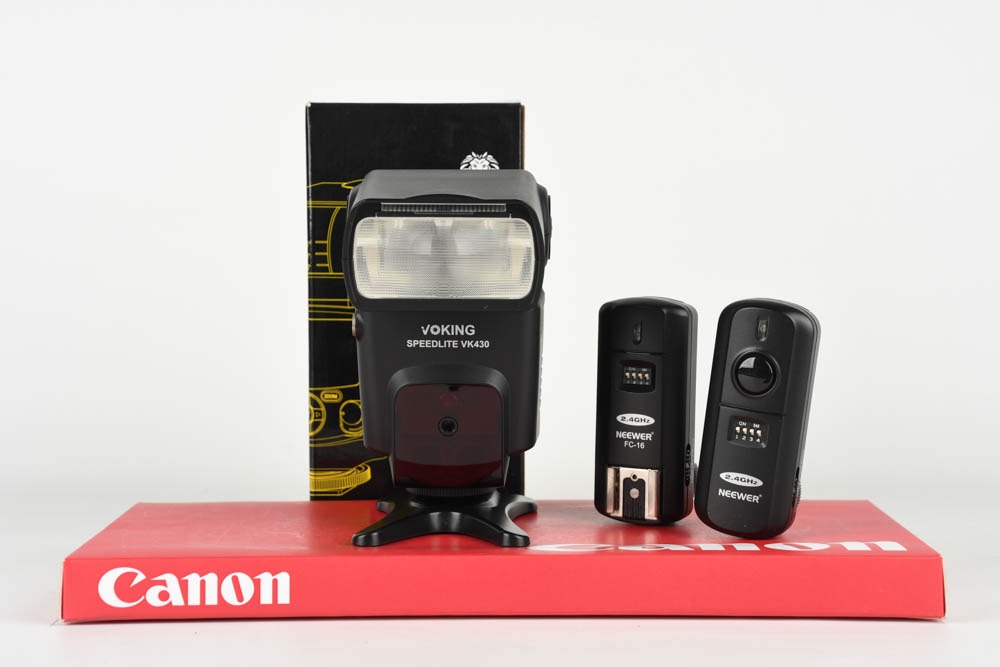 Flash&#x20;Voking&#x20;VK430&#x20;Canon&#x20;&#x2B;&#x20;Trigger&#x20;Neewer
