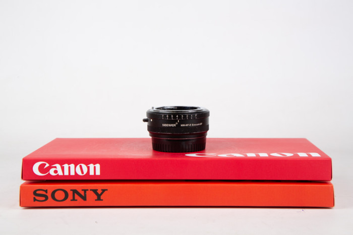Adattatore Neewer NW-NF-E Sony E-mount EF main product photo
