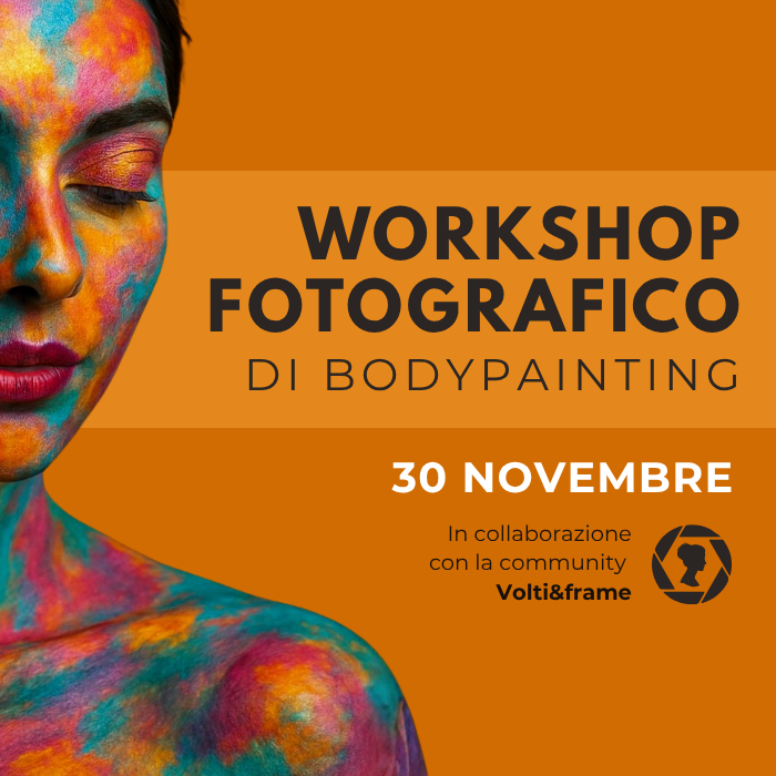 Workshop fotografico di Body painting - 30 Novembre - in collab. con Volti&frame