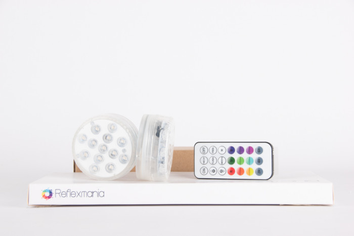 Luci led Magicfun sommergibili con magneti, ventose e telecomando RGB main product photo